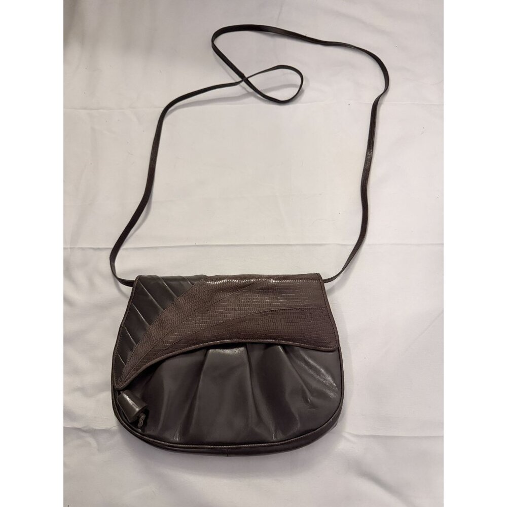 Vintage Barbara Bolan for Bolan Too Brown Leather Purse Shoulder Bag